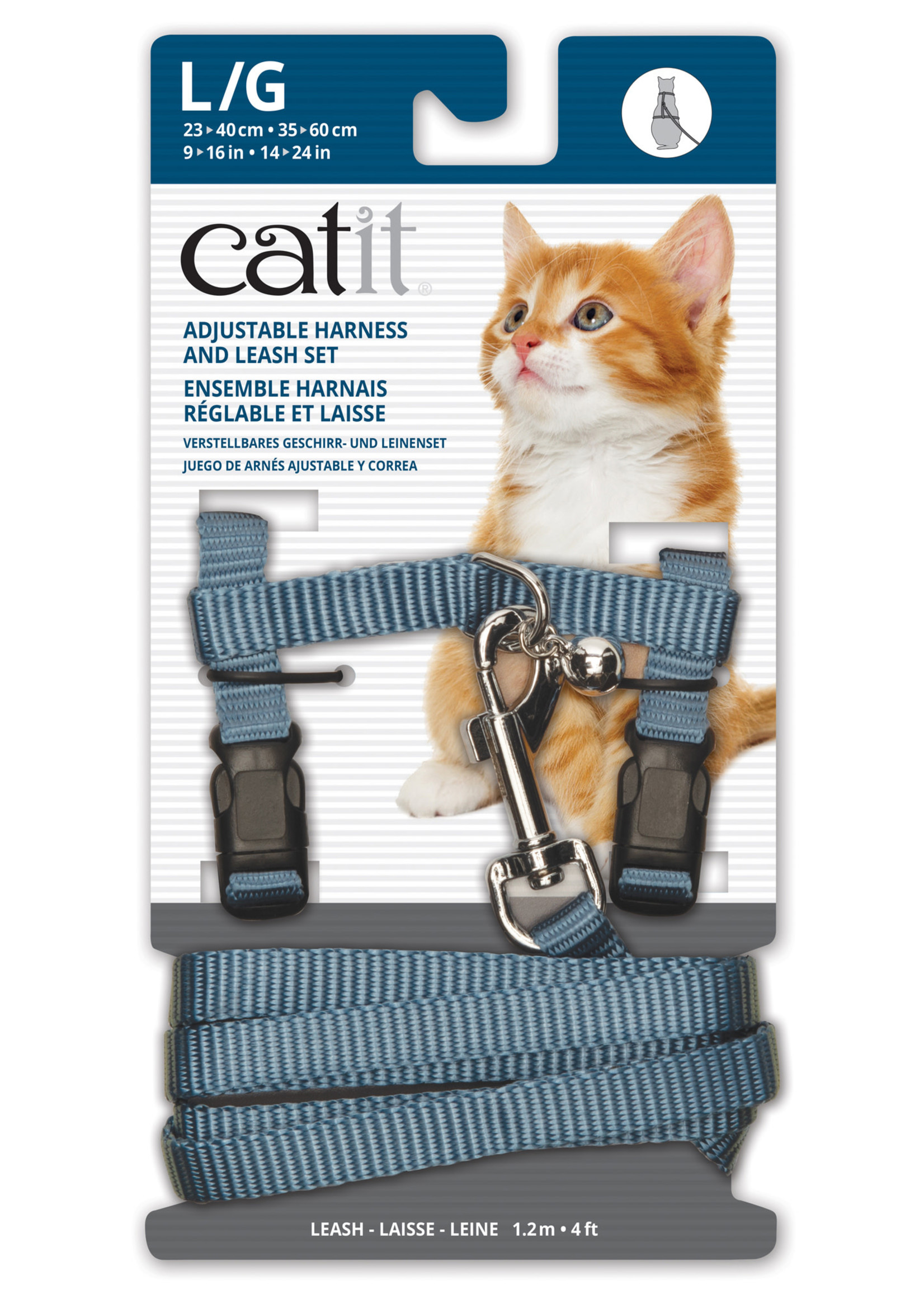 Catit® Catit® Adjustable Nylon Harness & Leash Set Large