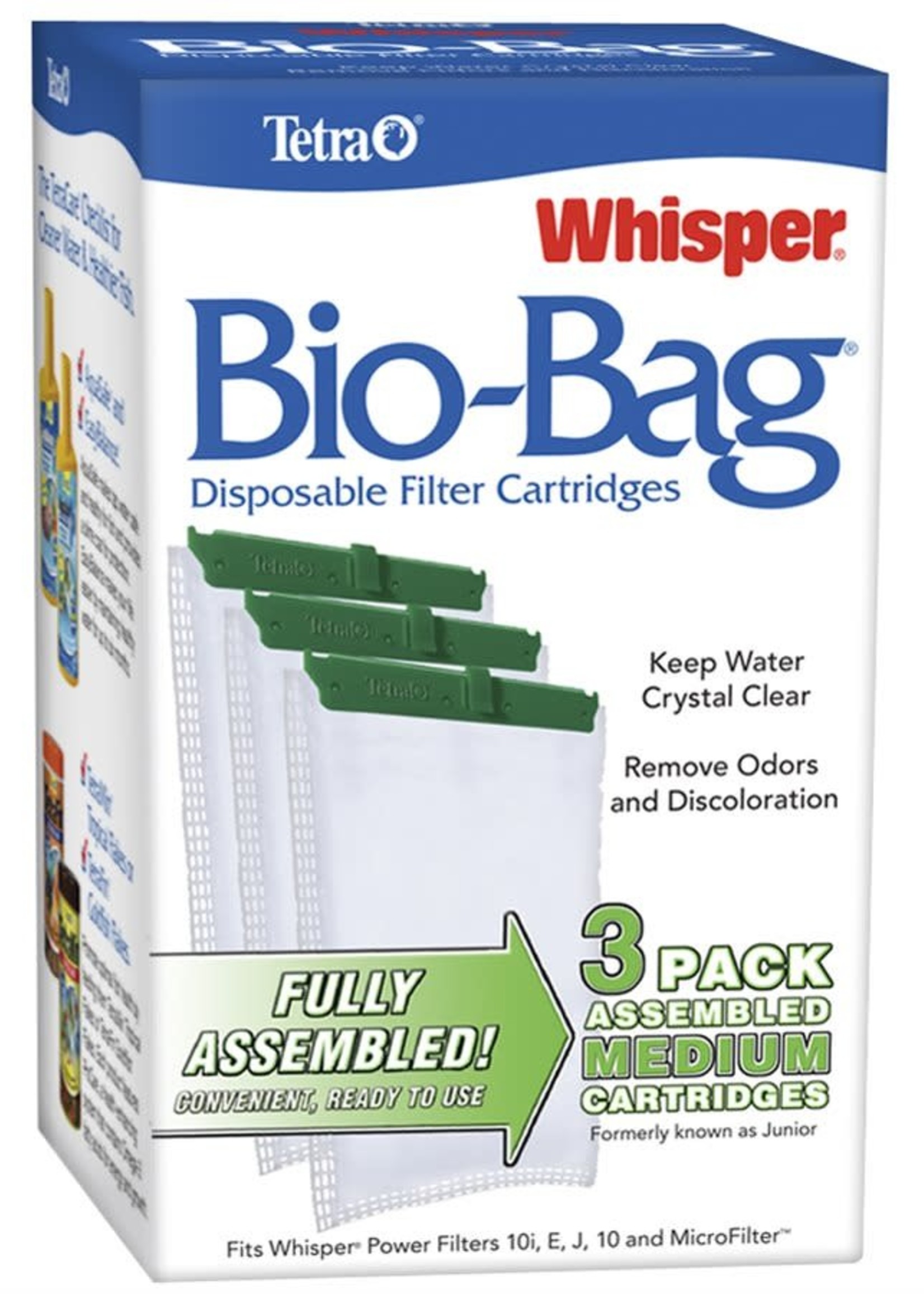 Tetra® Tetra® Whisper® Bio-Bag® Cartridge Medium 3-Pack