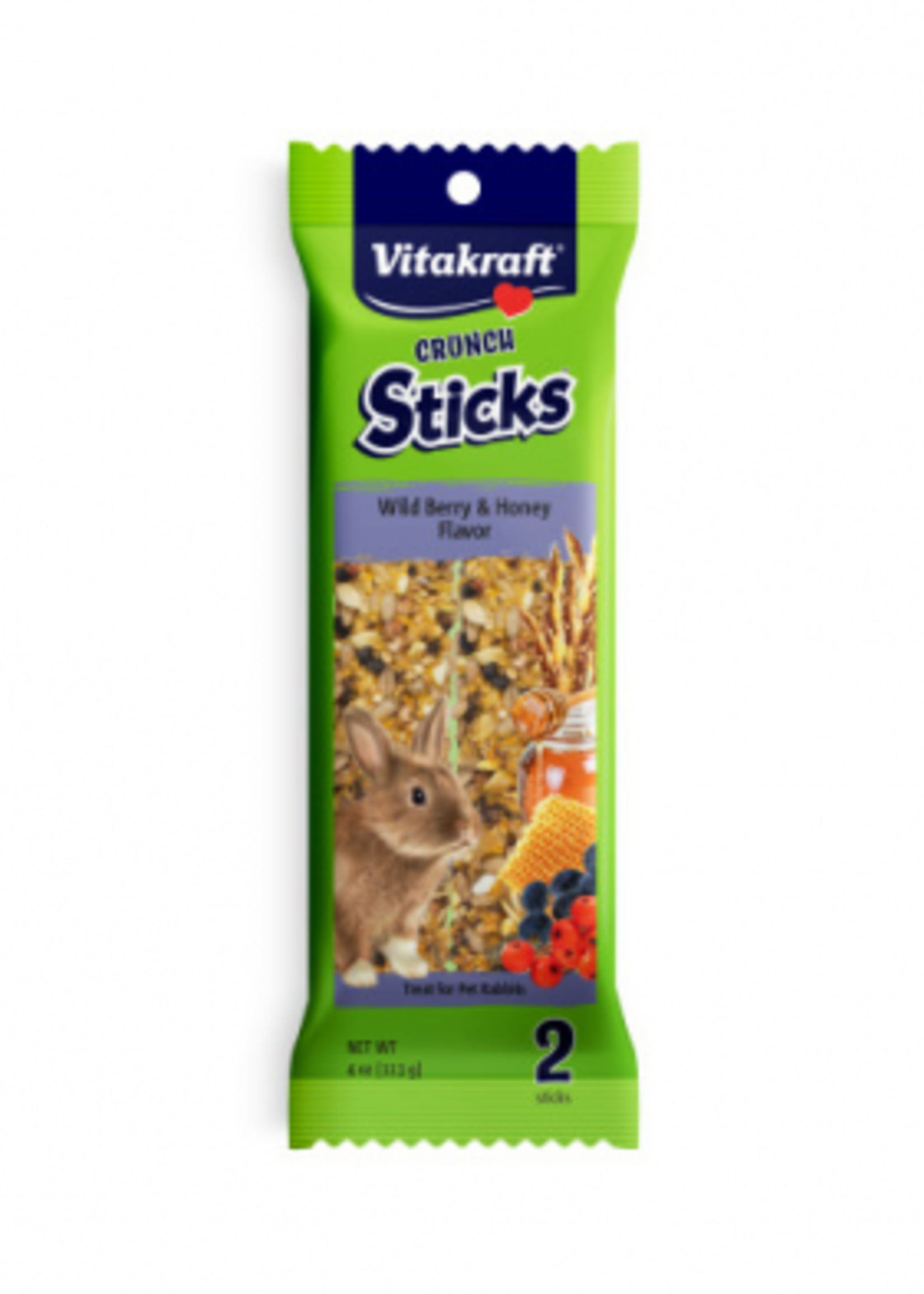 Vitakraft® Vitakraft®  Crunch Sticks™ Wild Berry & Honey Flavor Treat 4oz