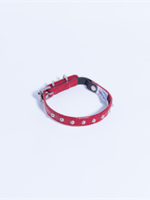 Angel™ Pet Supplies Studded Leather Collar 10"