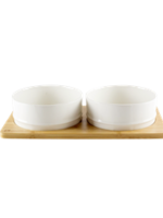 BeOneBreed™ Bamboo & Ceramic Bowls Small 350ml