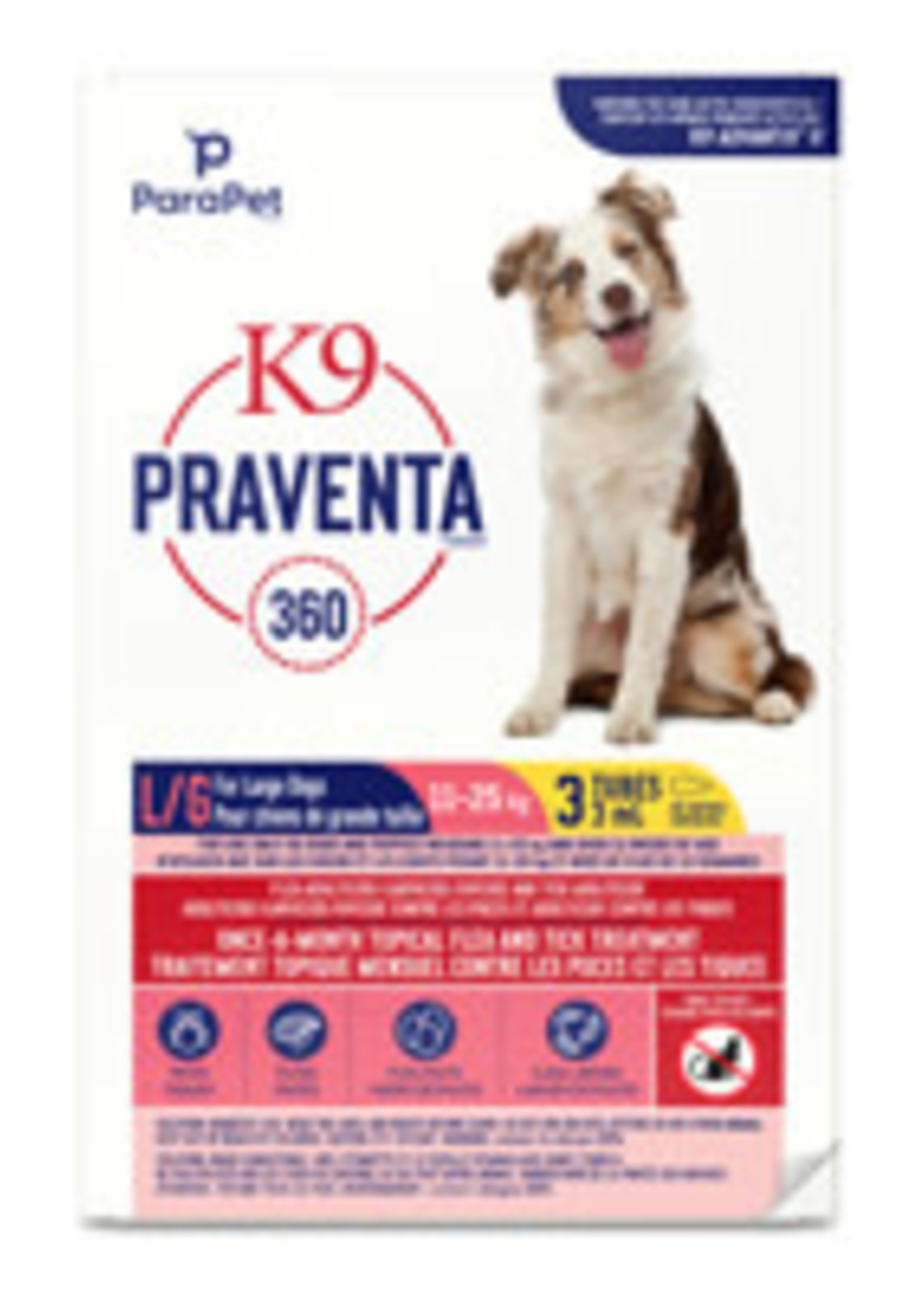 ParaPet™ K9 Praventa 360™ for Large Dogs 11-25kG