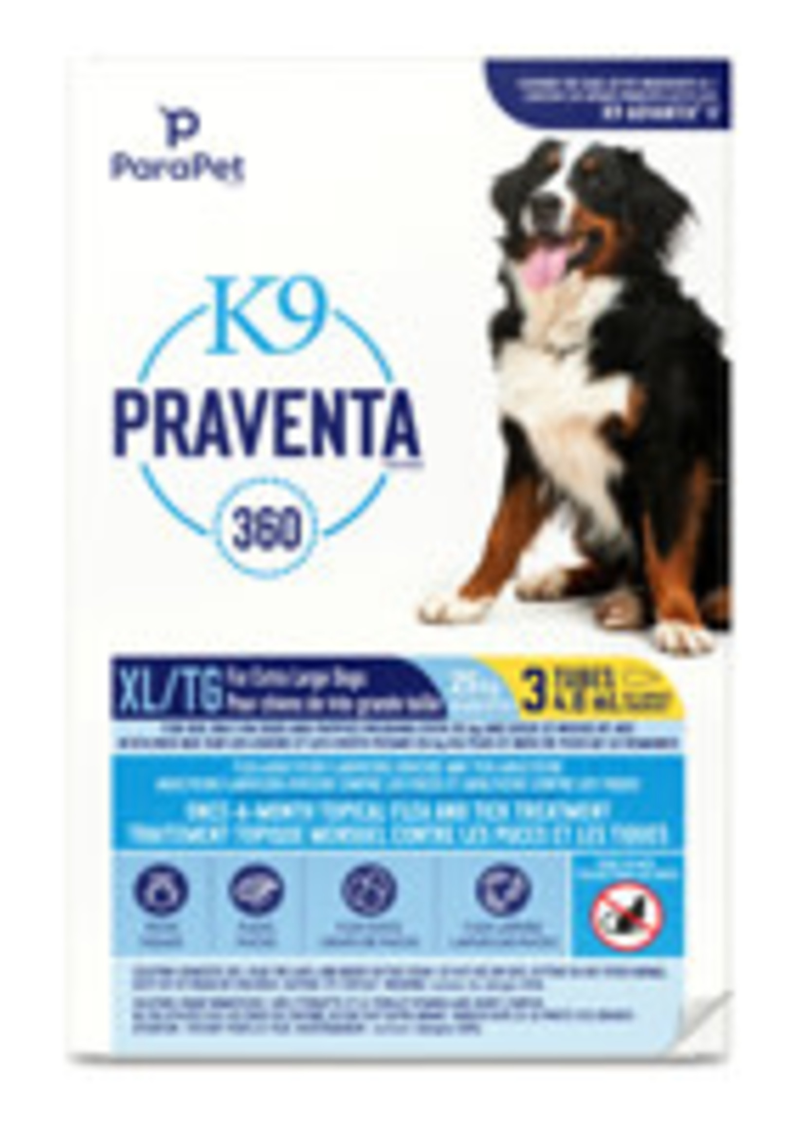 ParaPet™ K9 Praventa 360™ for Extra Large Dogs over 25kG
