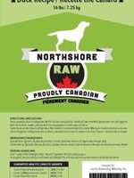 Northshore Raw Raw Duck Recipe 16lbs