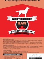 Northshore Raw Raw Beef Recipe Dog 8lb
