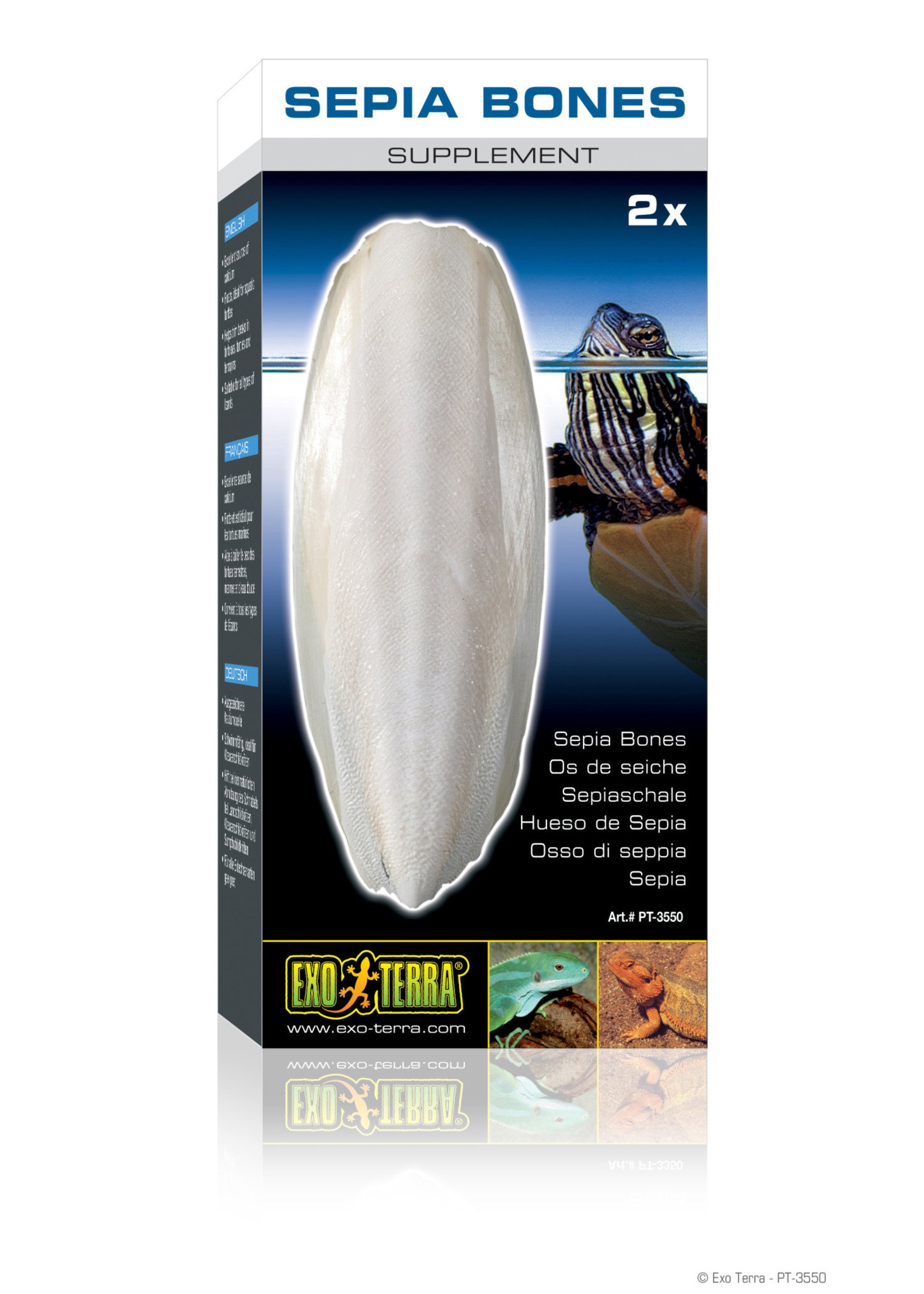 Exo Terra® Sepia Bone 2 pack for Turtles