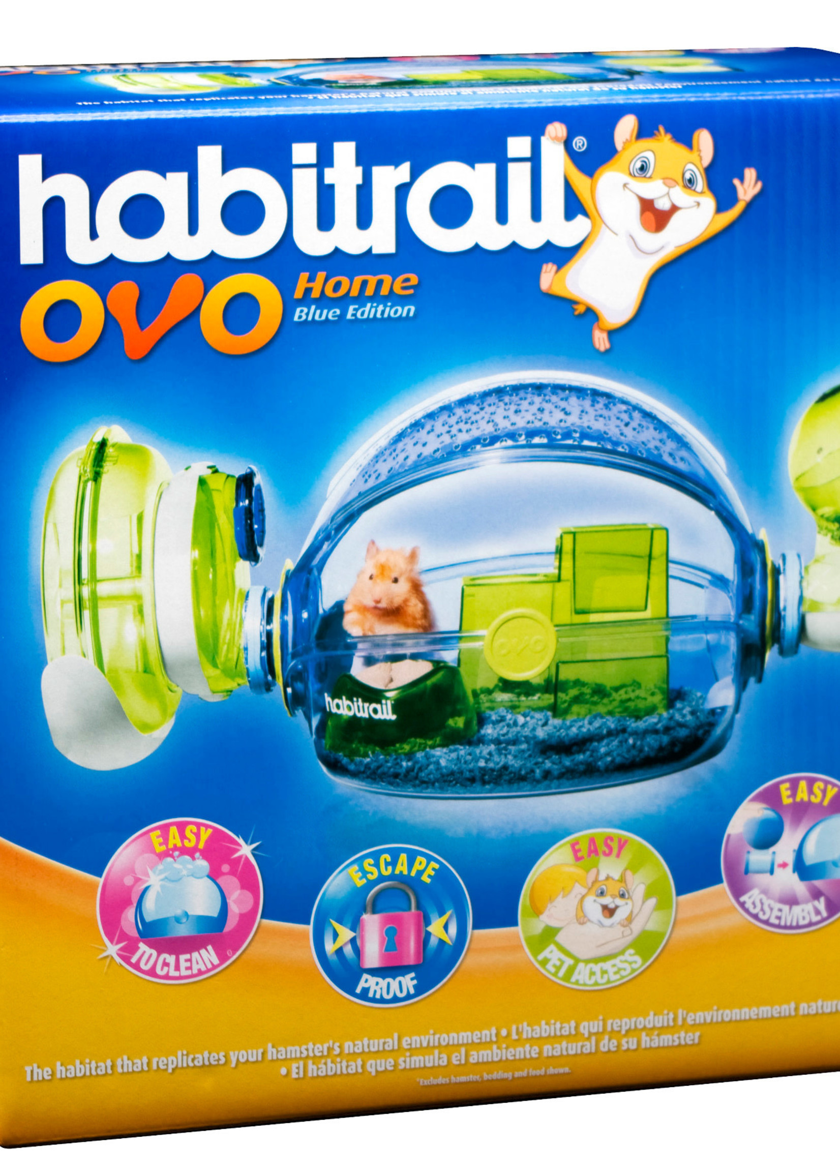 HABITRAIL OVO Hamster Home Blue