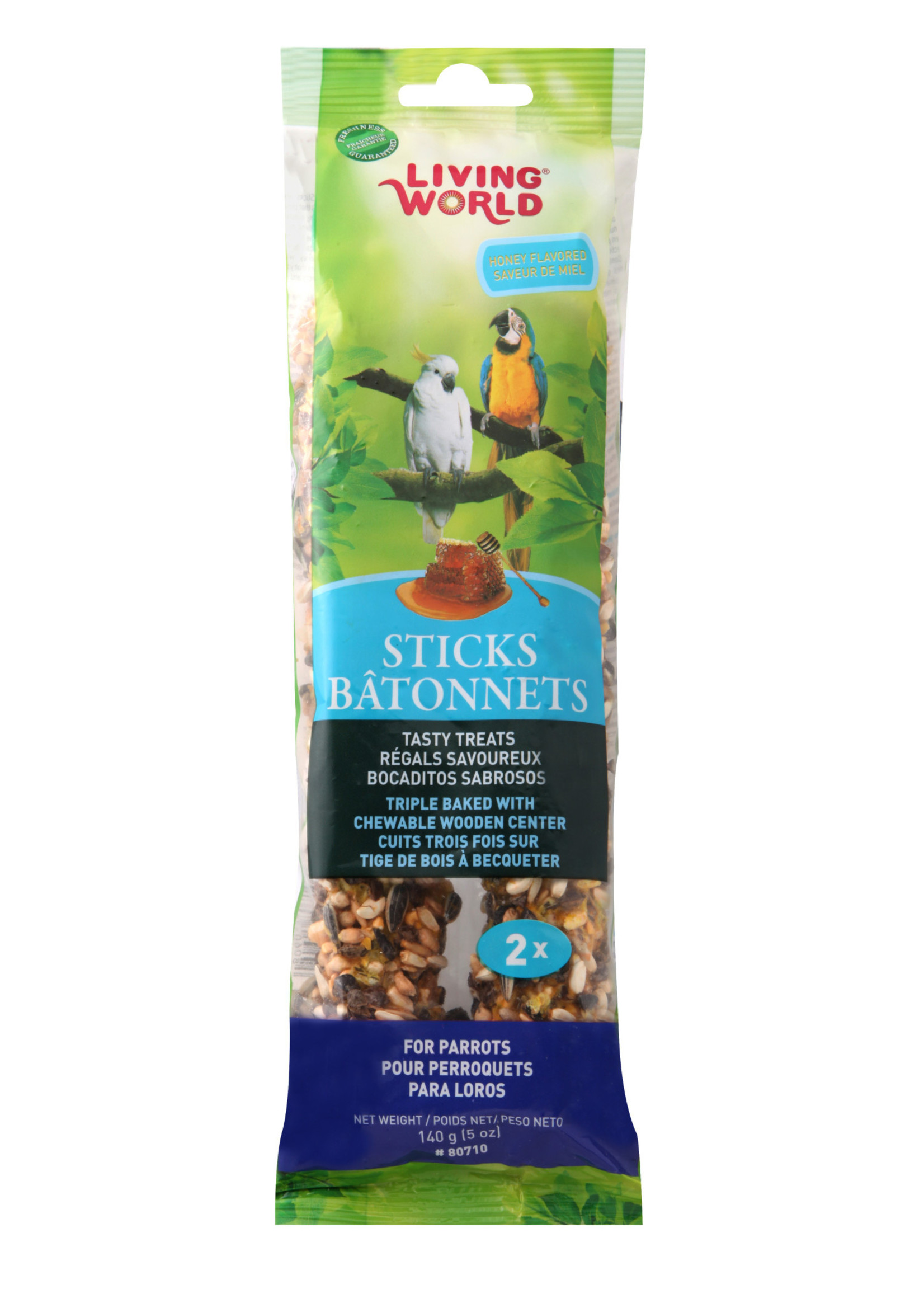 Living World® Honey Stick 2 Pack Parrot