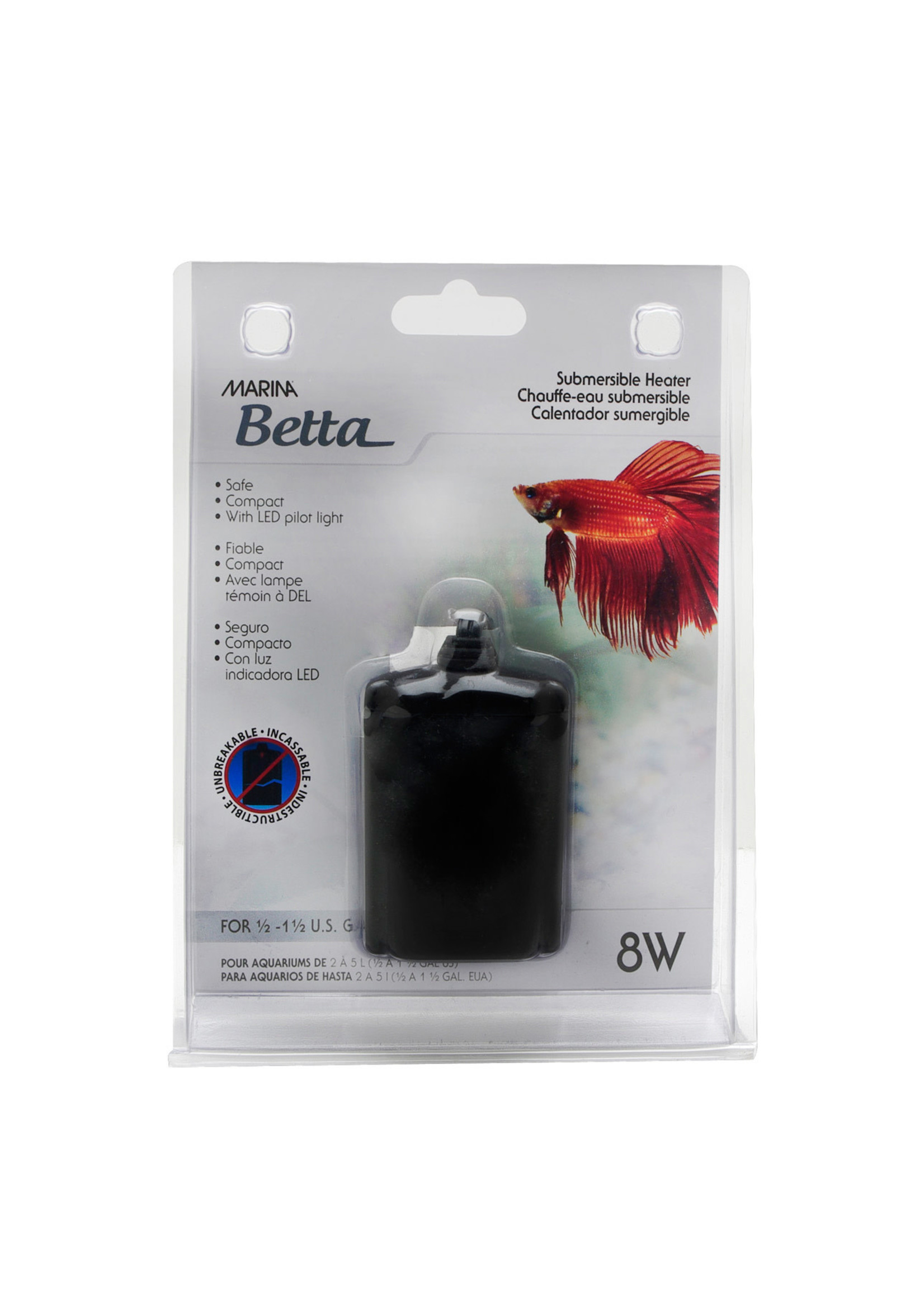 Marina® Betta Submersible Heater  8W
