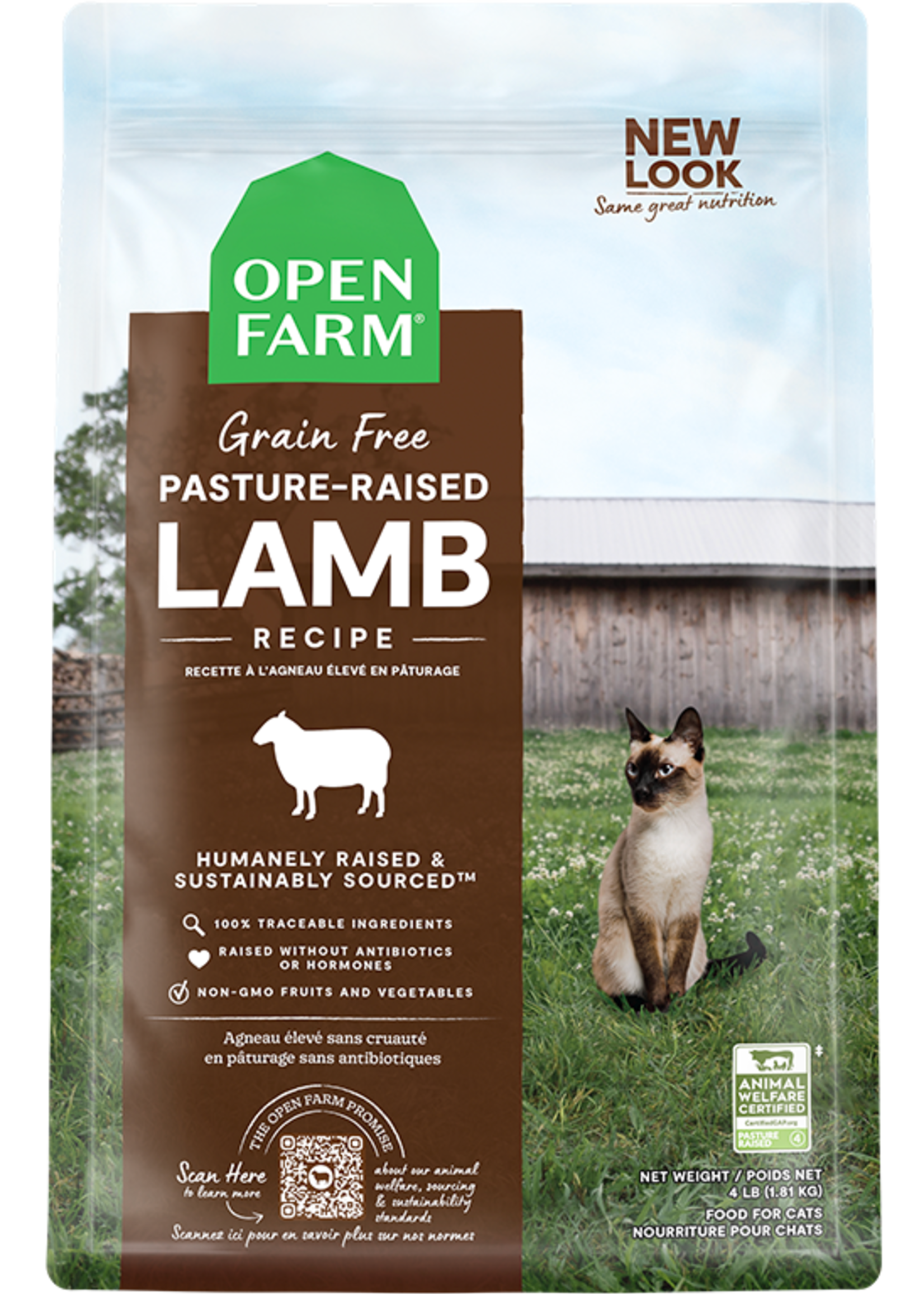 Open Farm® Open Farm® Pasture-Raised Lamb Recipe 4lbs