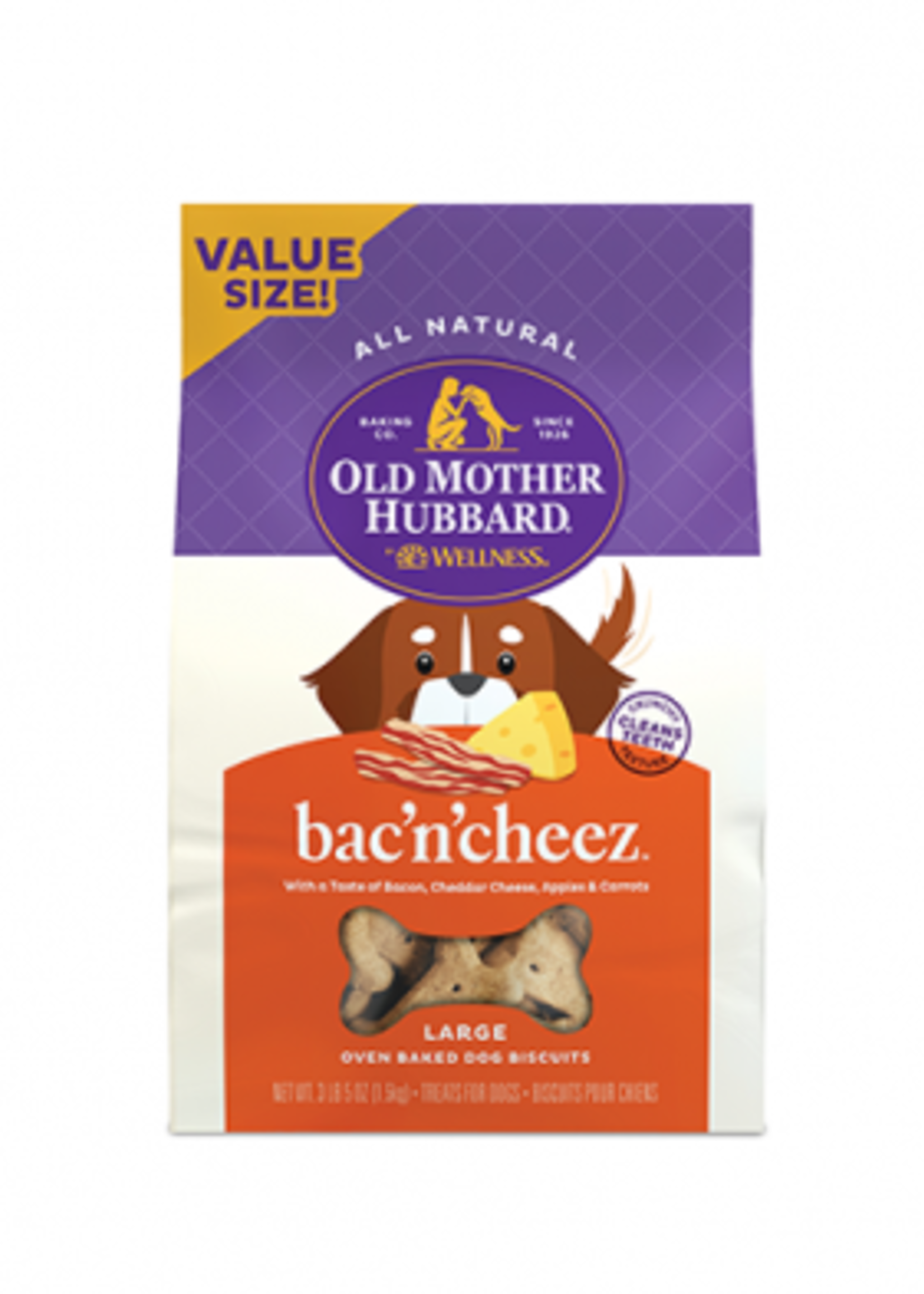Old Mother Hubbard® Wellness Old Mother Hubbard® Classic Bac'n'Cheez® Oven-Baked Biscuits 3.5lbs