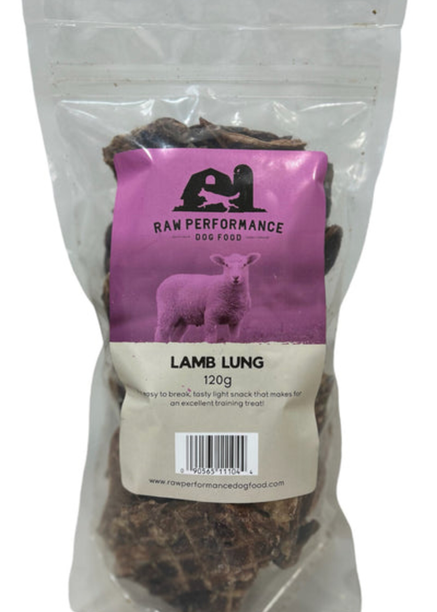 Raw Performance Raw Performance Lamb Lung 120g