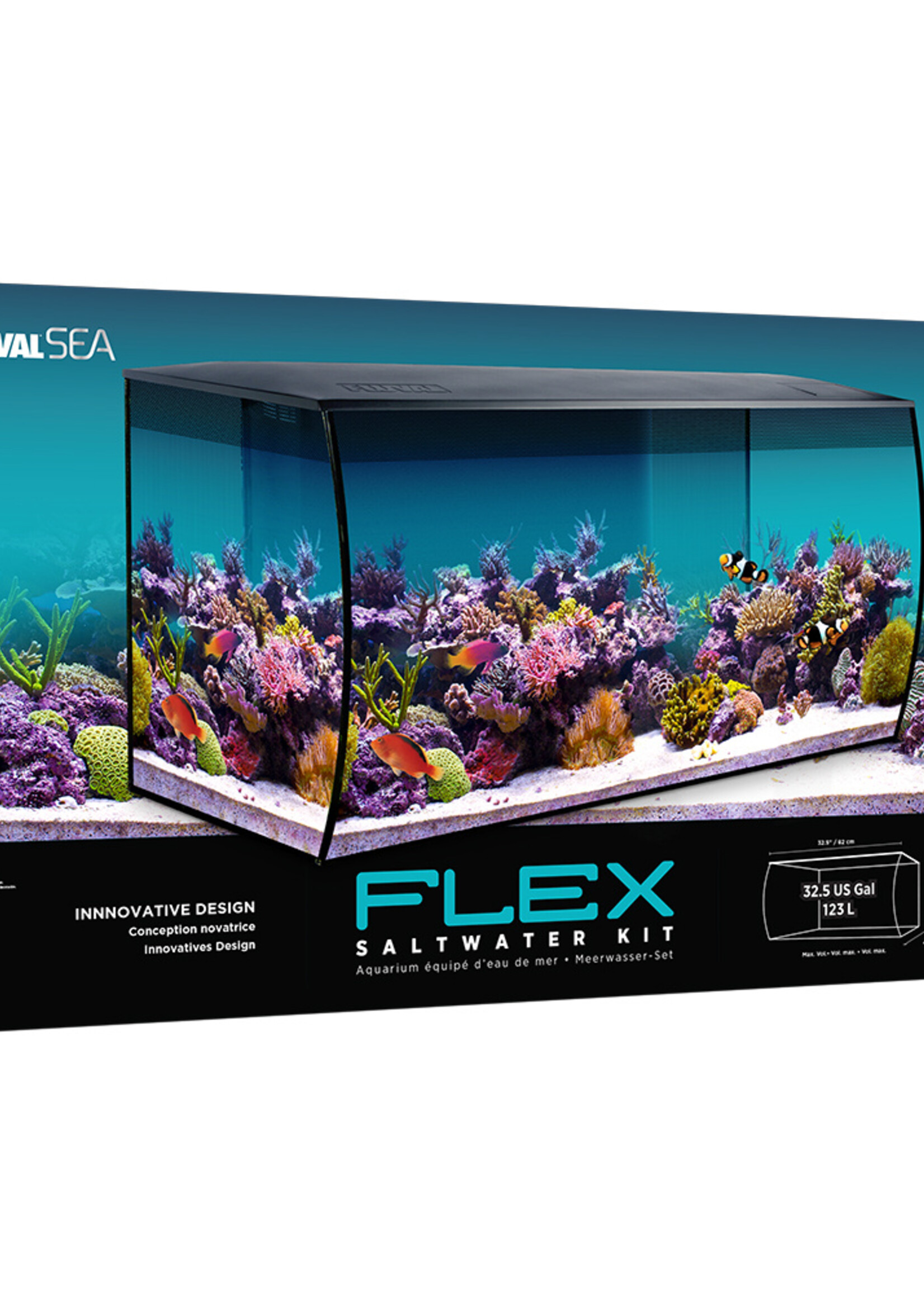 Fluval® Fluval® Sea Flex Saltwater Aquarium Kit 123L (32.5 US gal)