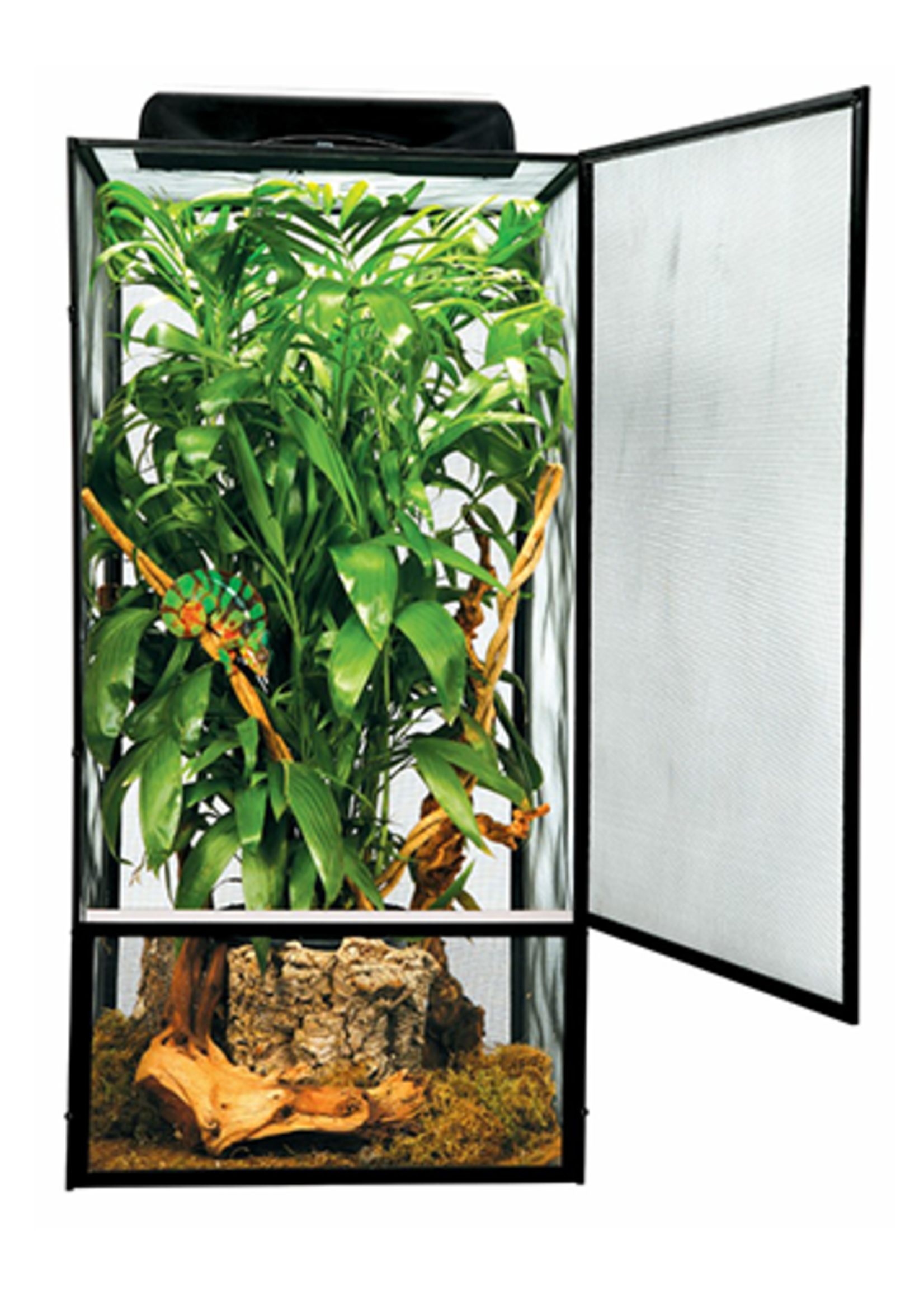 ZooMed® ZooMed® Reptibreeze® Open Air Black Aluminum Screen Cage X-Large