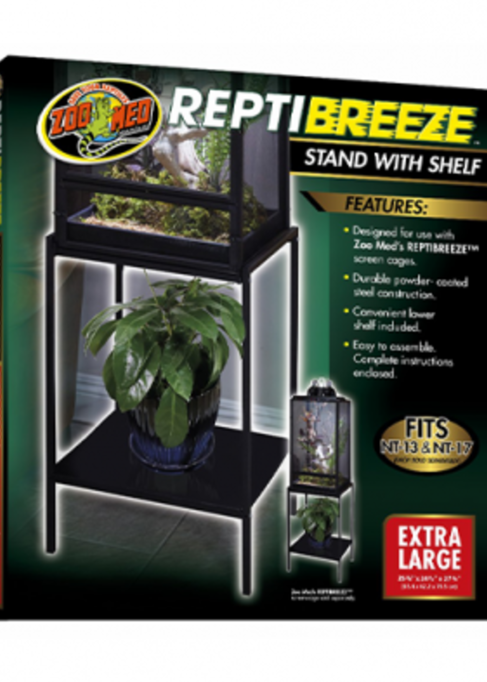ZooMed® ZooMed® Reptibreeze® Stand with Shelf X-Large