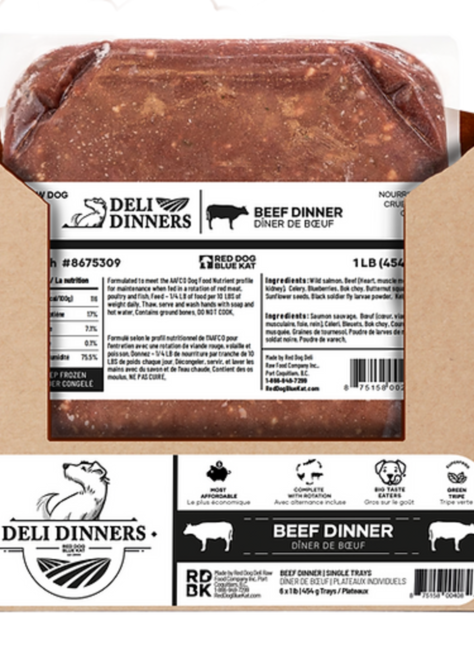 Red Dog Blue Kat© Red Dog Blue Kat© Deli Dinners Beef 1lb