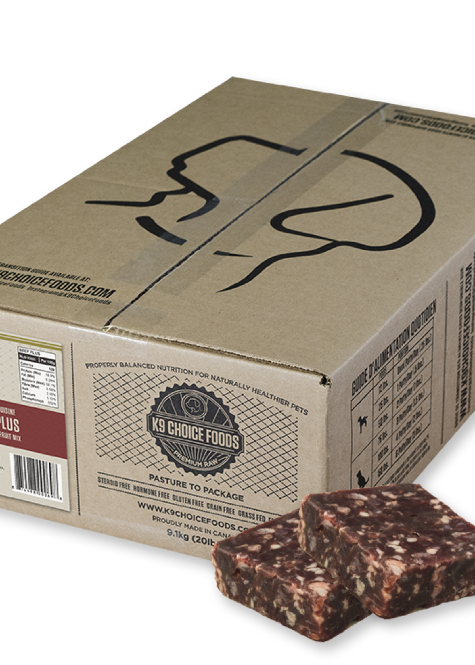 K9 Choice Foods® K9 Choice Foods® Beef Plus 20lbs
