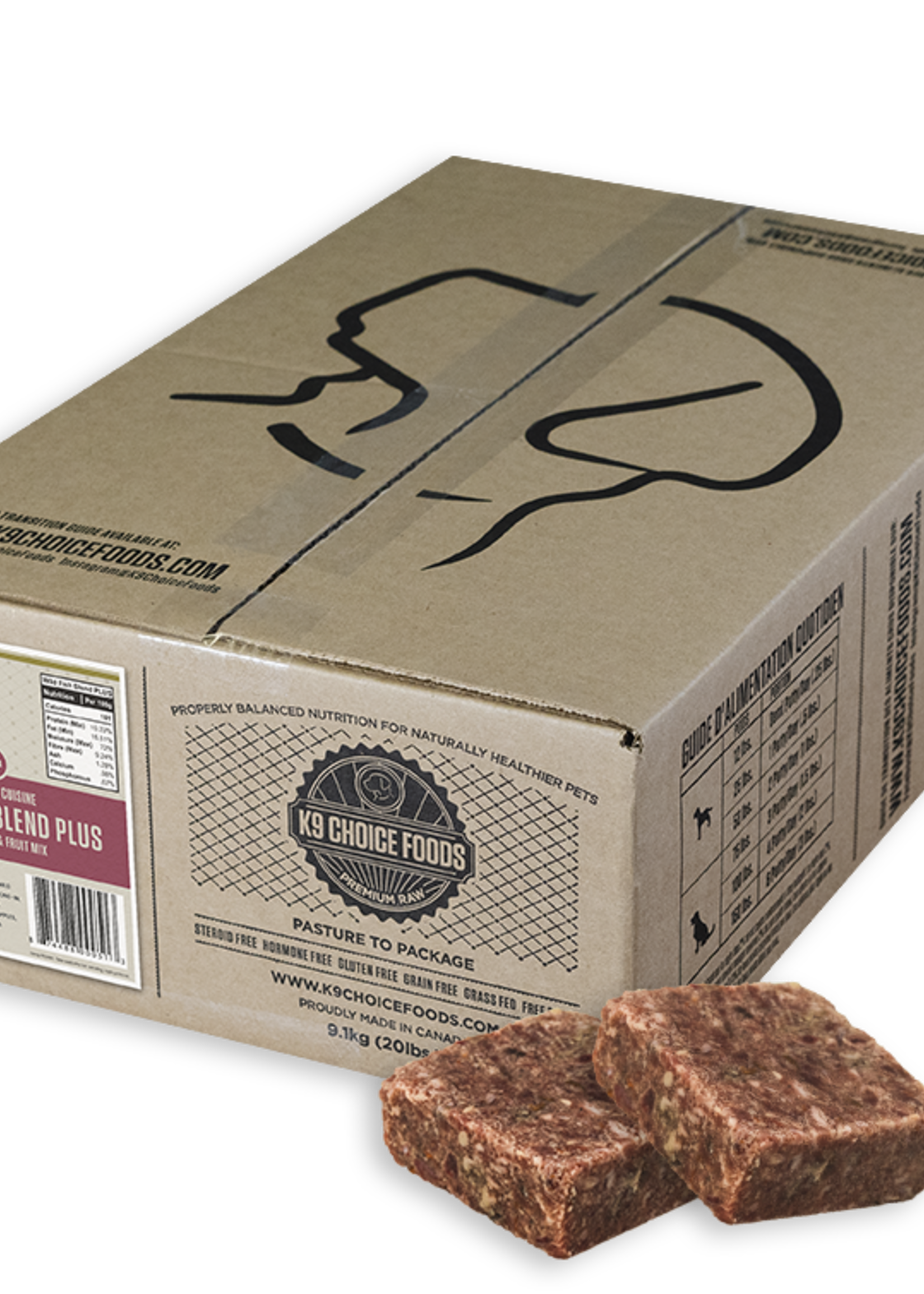 K9 Choice Foods® K9 Choice Foods® Wild Fish Blend Plus 20lbs
