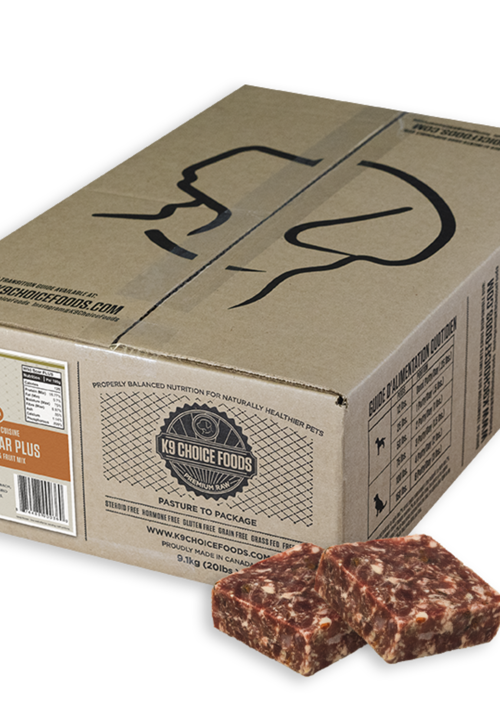 K9 Choice Foods® K9 Choice Foods® Wild Boar Plus 20lbs
