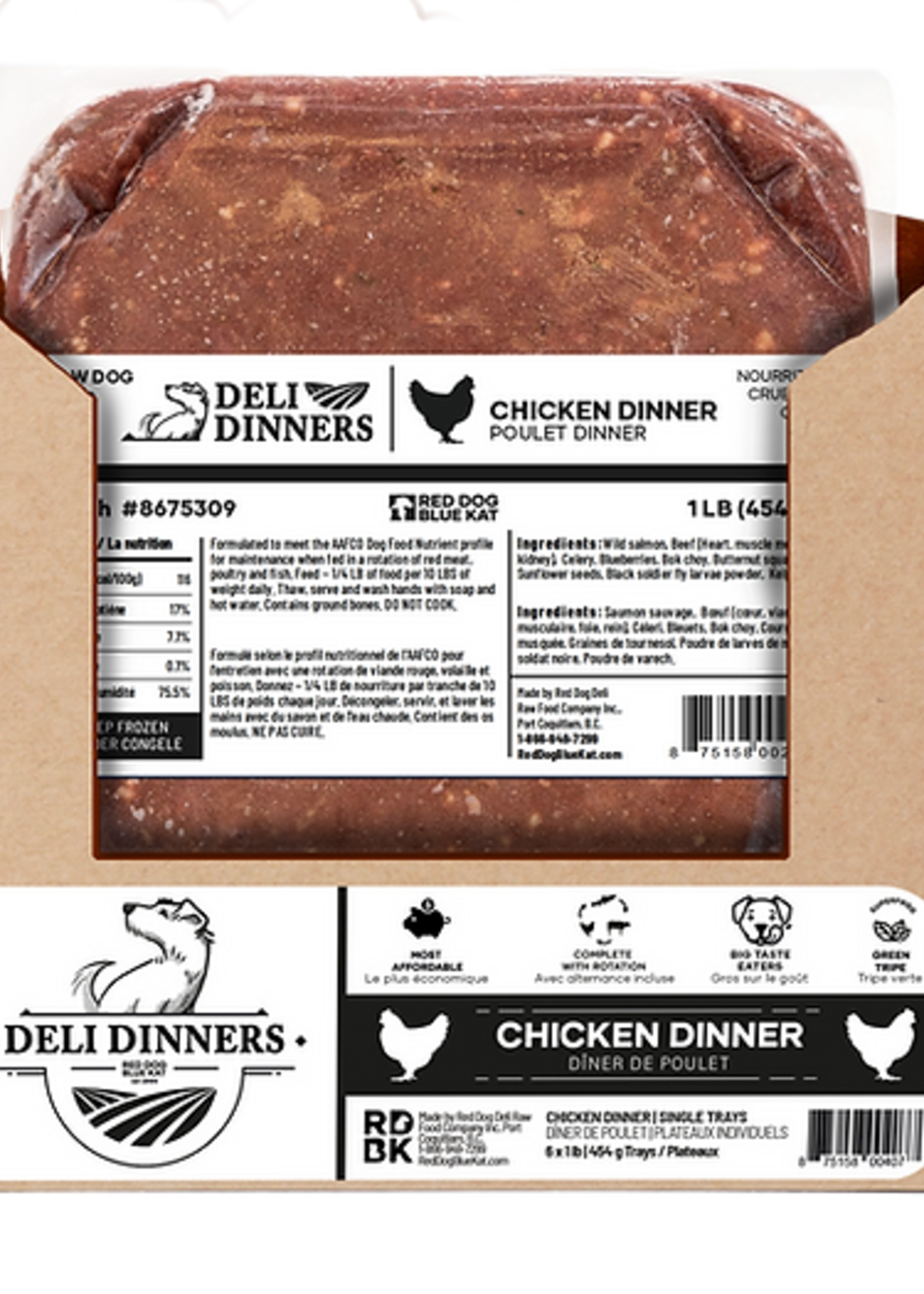 Red Dog Blue Kat© Red Dog Blue Kat© Deli Dinners Chicken 1lb
