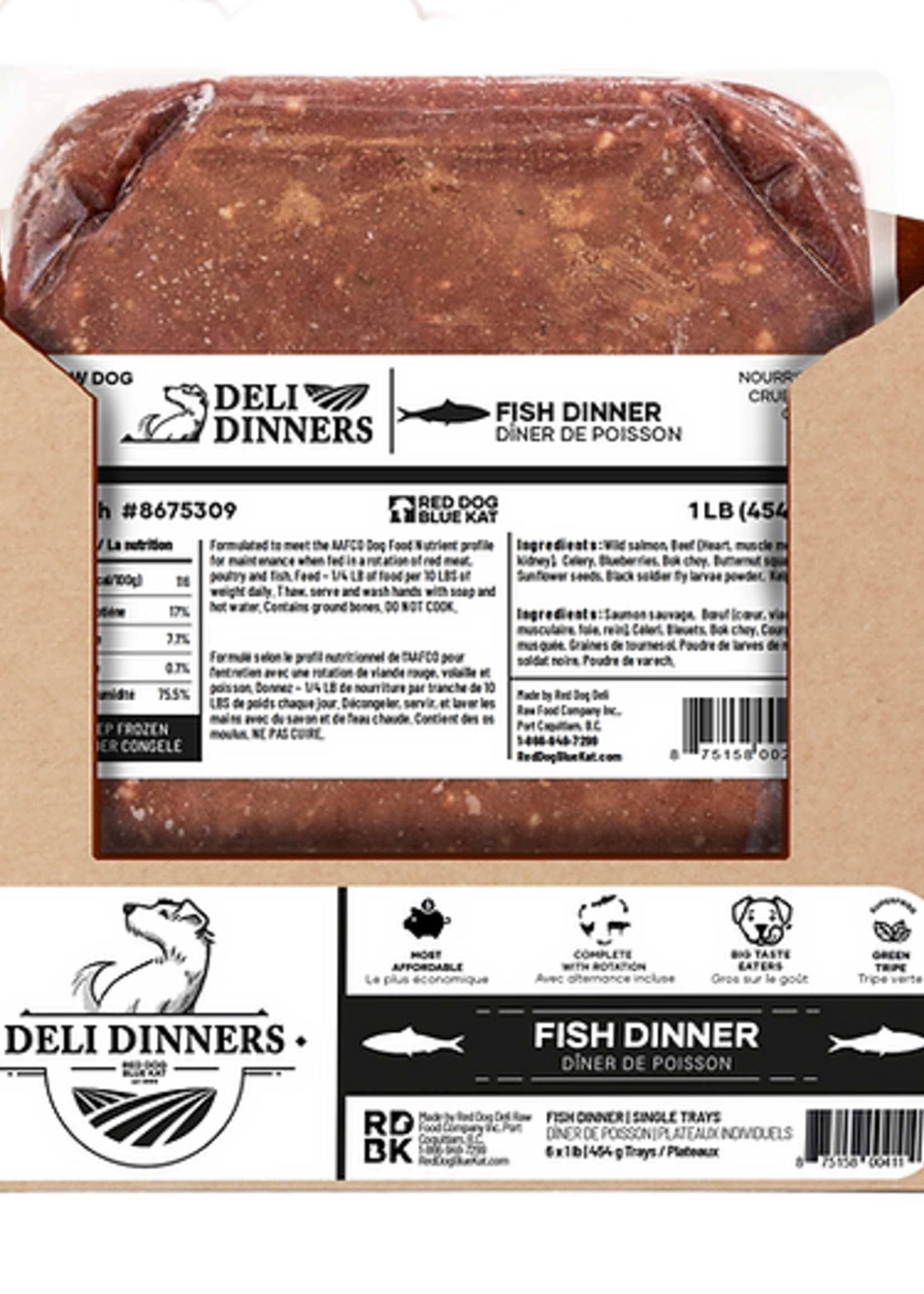 Red Dog Blue Kat© Red Dog Blue Kat© Deli Dinners Fish 1lb