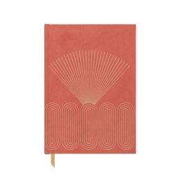 DESIGNWORKS INK Terracotta Radiant Rays Journal