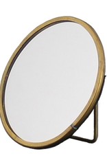 Small Brass Easel Mirror
