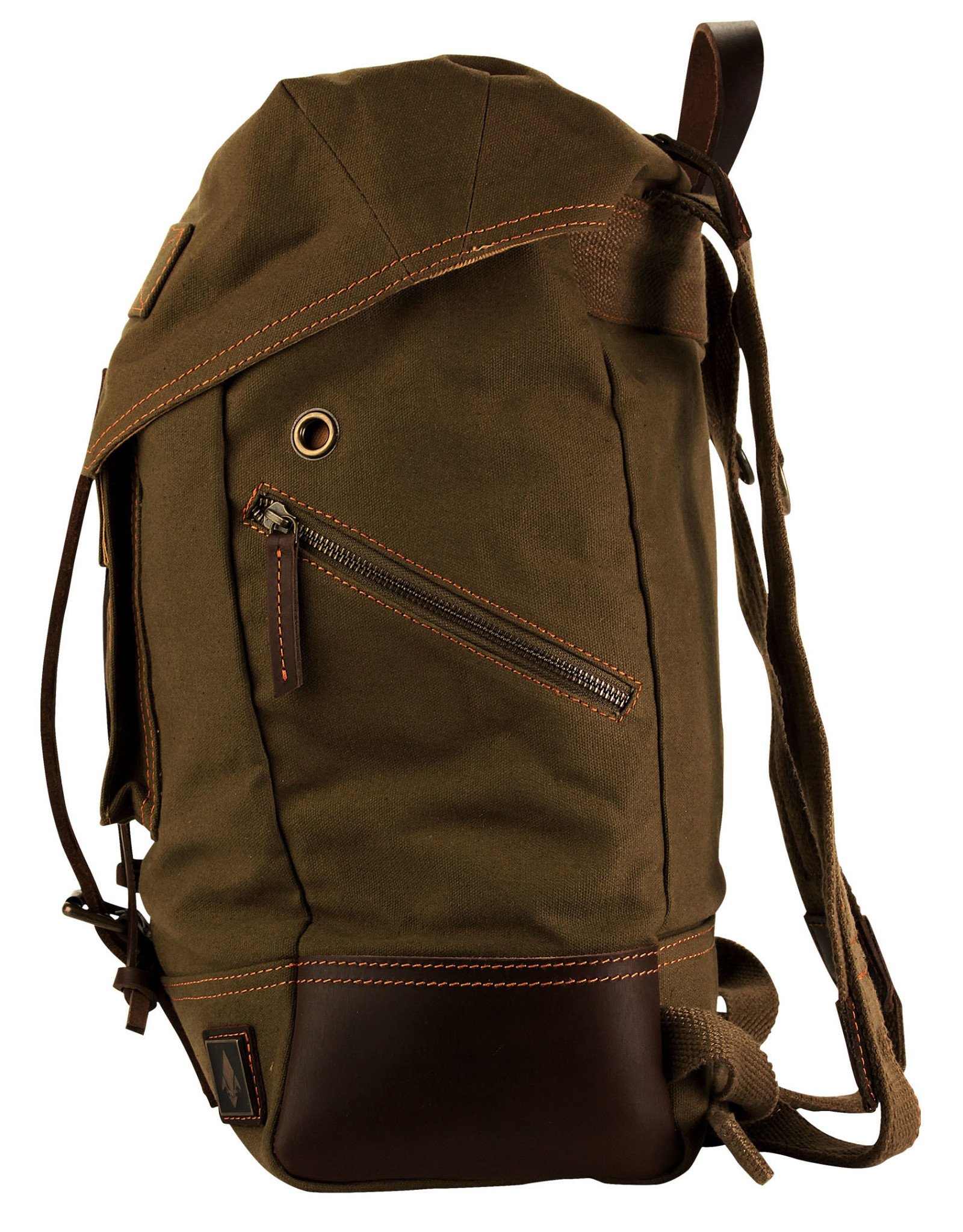 DAMNDOG Rucksack Backpack - Brown/green