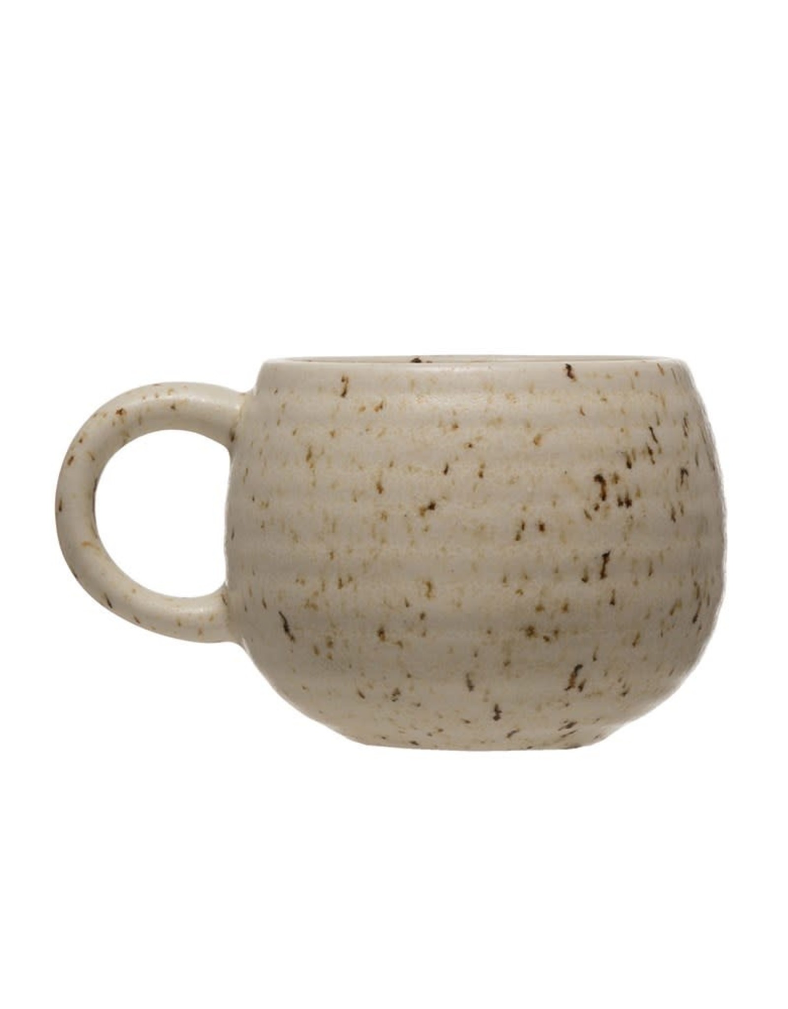 Mug Stoneware Reactive Glaze Beige 12 Oz