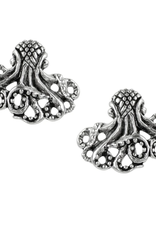 Textured Octopus Stud Earrings