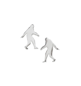 Earring Post Bigfoot Silver