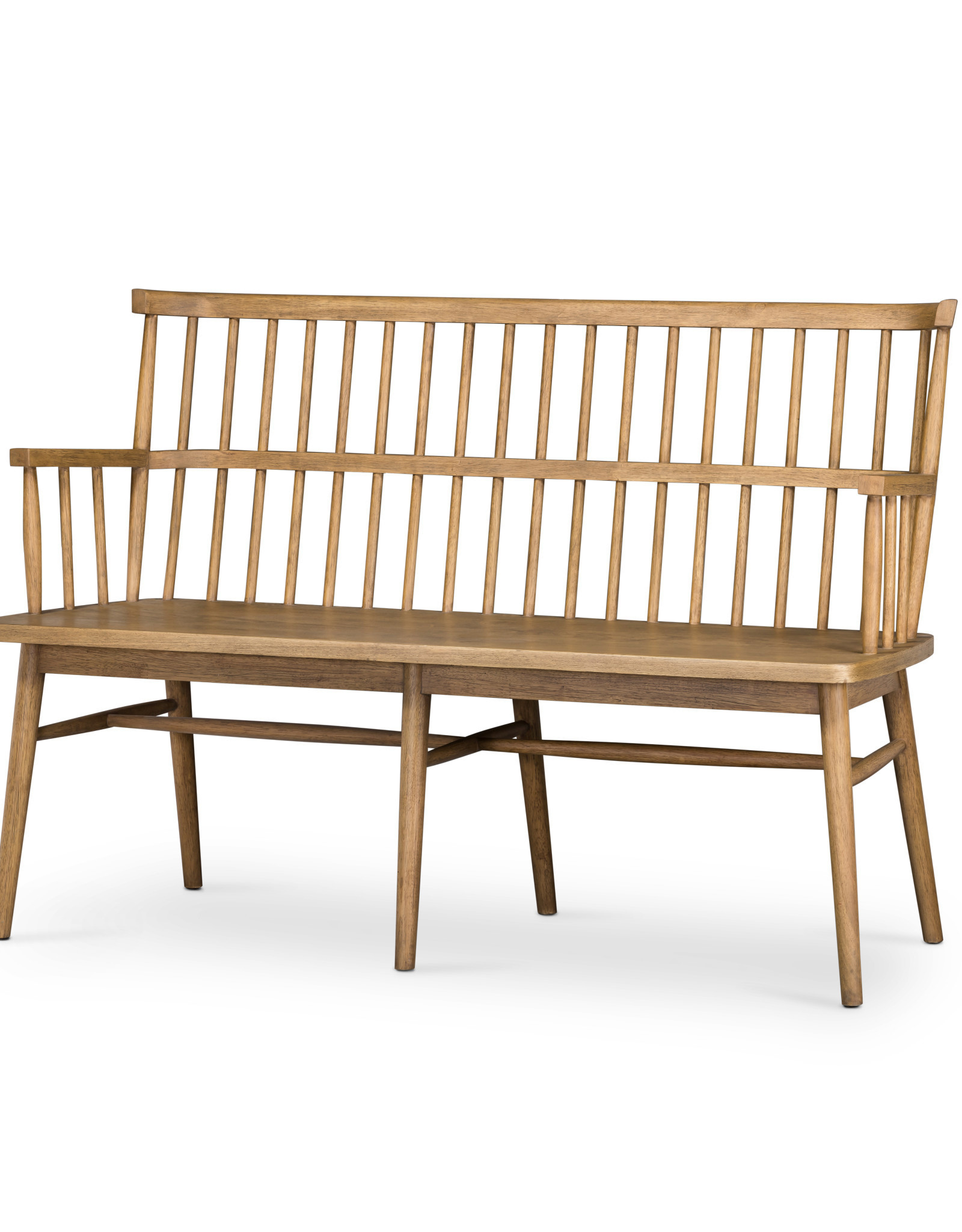 oak wood bench on Bench Aspen Sandy Oak Plaza