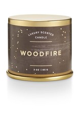 Candle Demi Tin Woodfire Small