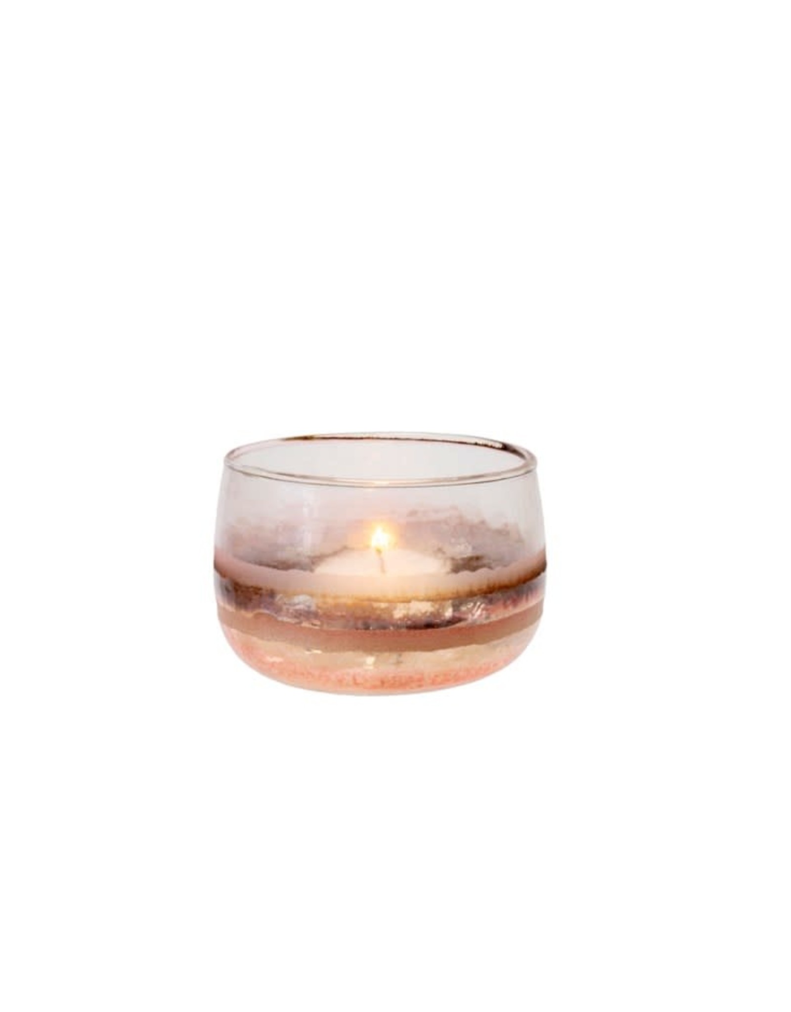 Candle Holder Echo Votive Blush Small Plaza