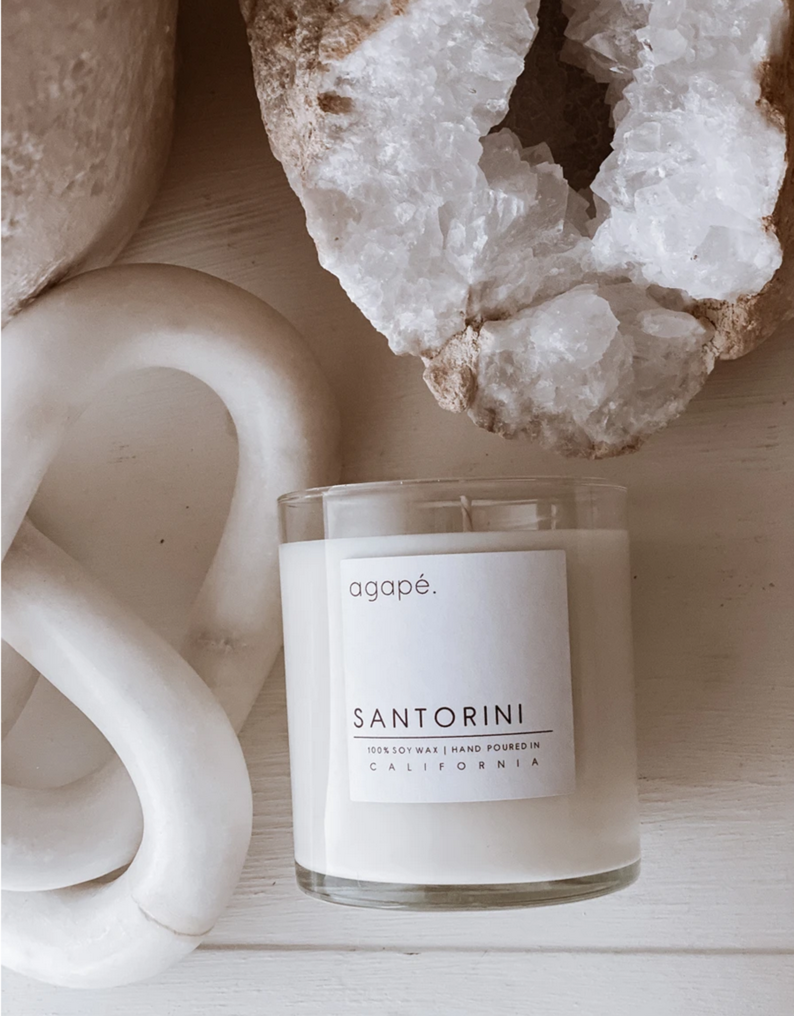 Candle Agape Santorini