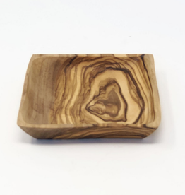 Dish Tray 4x4 Olive Wood Square