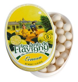 Candy Oval Tin Les Anis De Flavigny Lemon