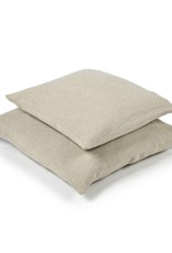 LIBECO LAGAE Pillow Hudson Flax 25x25