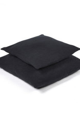 LIBECO LAGAE Pillow Hudson Black 20x20