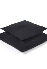 LIBECO LAGAE Pillow Hudson Black 25x25