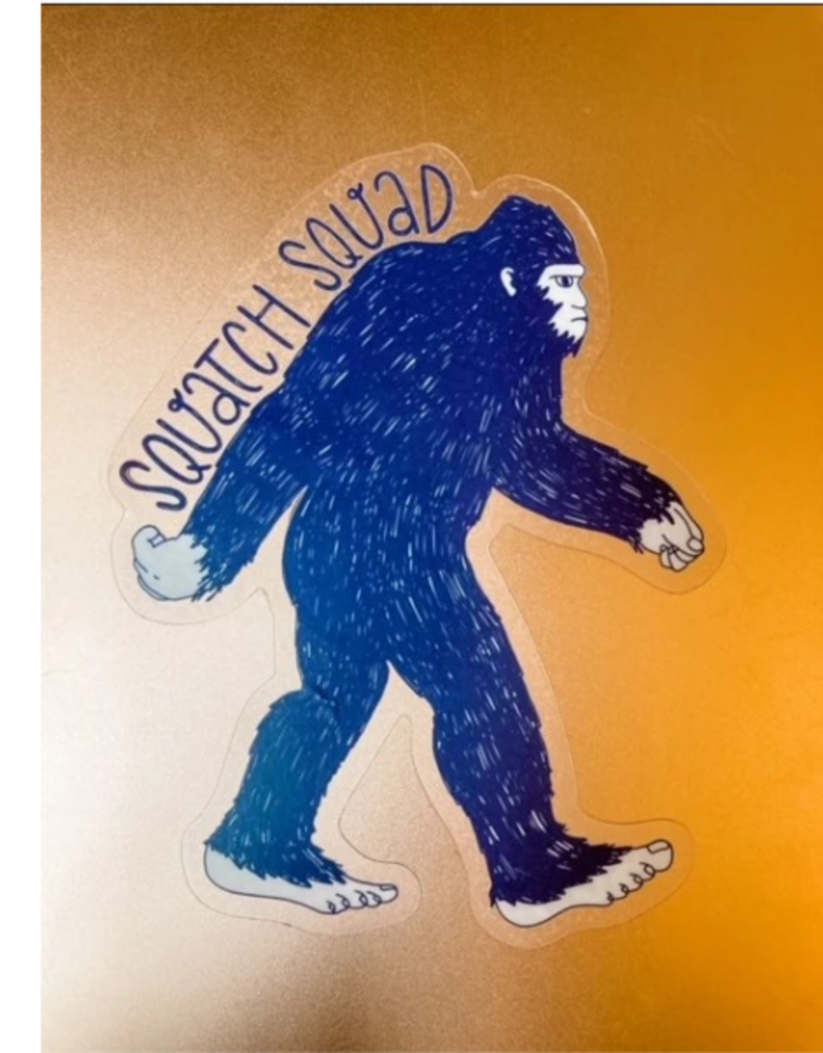 Sticker Vinyl Bigfoot Squatch Squad