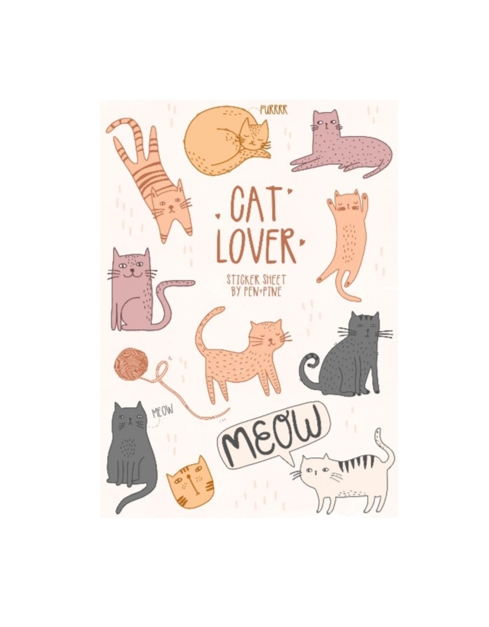 Sticker Sheet Cats