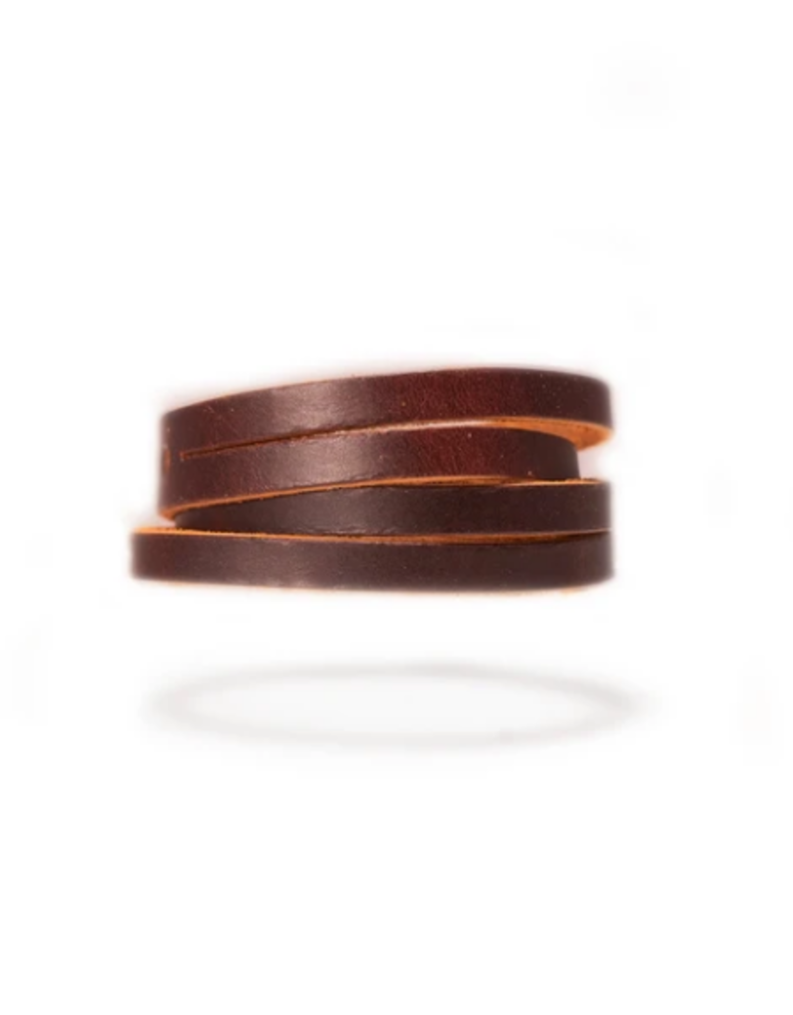 Bracelet Byway Leather Wristband Burgundy