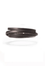 Bracelet Highway Leather Wristband Black