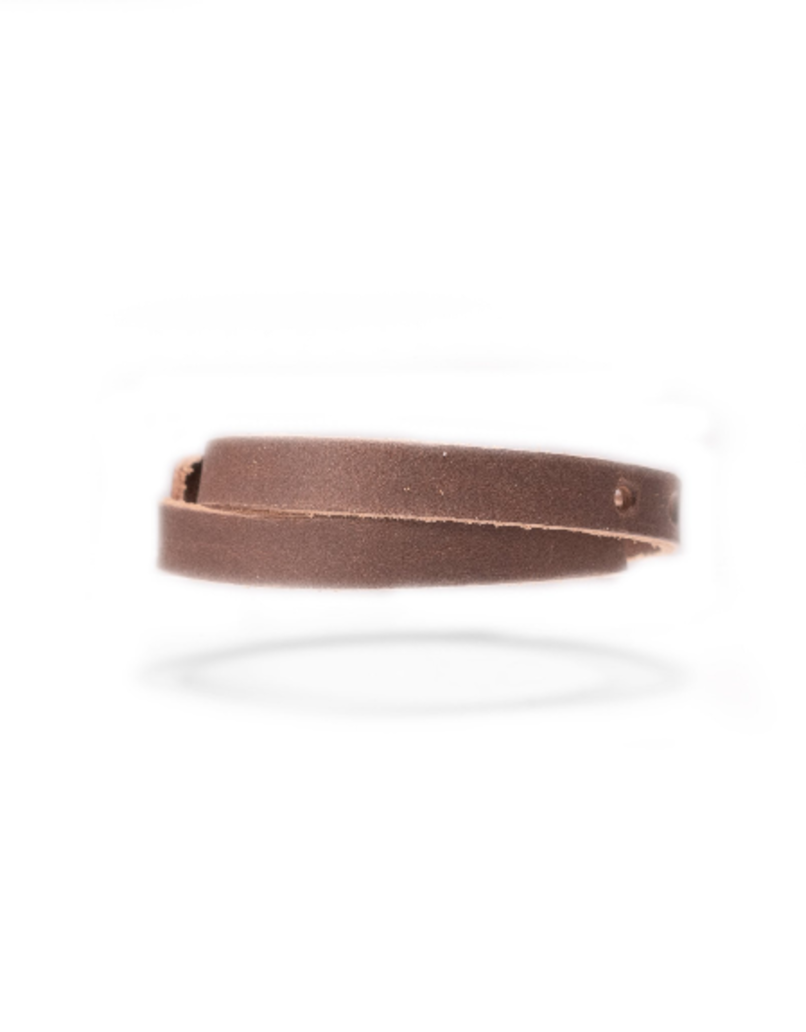 Bracelet Highway Leather Wristband Dark Brown