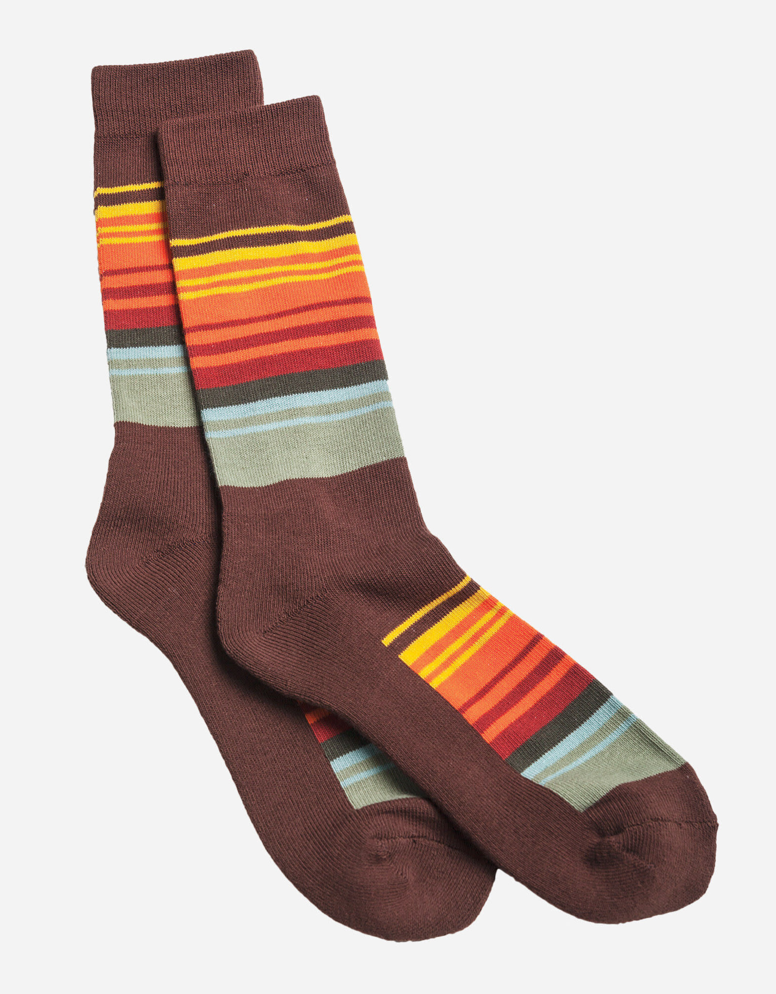 PENDLETON Socks Great Smokey Mountain Brown Stripe