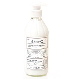 BARR CO Lotion Original Scent Shea Butter 16 Oz Glass Pump Bottle