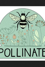 Sticker Vinyl Pollinate Bee Large