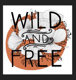 Sticker Vinyl Wild and Free Large