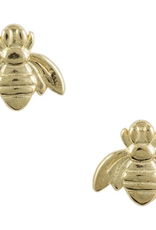 Earring Post Bee Gold